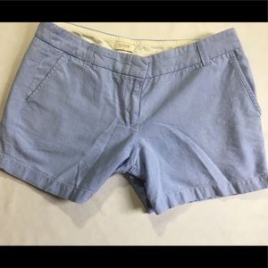 J crew oxford chino shorts size 8